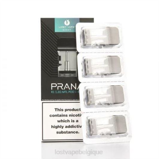 Lost Vape Prana dosettes (paquet de 4) m1 1,4 ohm BX2V8V497 Lost Vape disposable